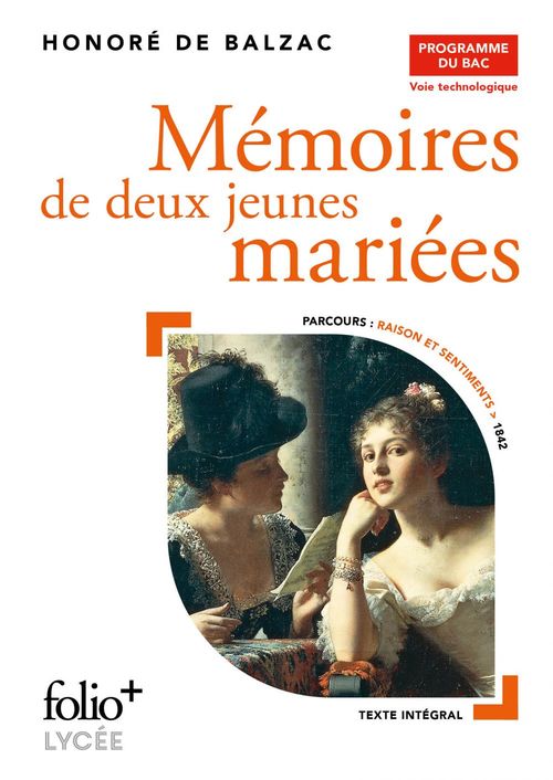 Couverture ebook de Mémoires de deux jeunes mariées - Bac Technologique 2026, de Honoré de Balzac