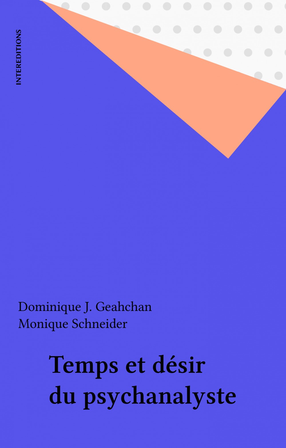 ebook cover of Temps et désir du psychanalyste, by Dominique J. Geahchan