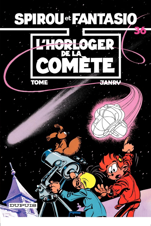 Couverture ebook de Spirou et Fantasio - Tome 36 - L'horloger de la comète, de Janry, Tome