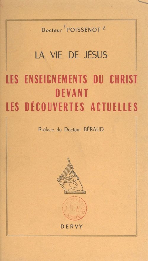 Couverture ebook de La vie de Jésus, de Camille-Leon Poissenot