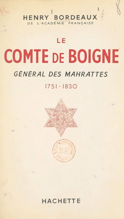 ebook cover of Le comte de Boigne, by Henry Bordeaux