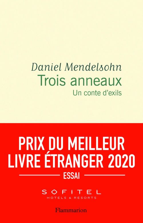 ebook cover of Trois anneaux, by Daniel Mendelsohn