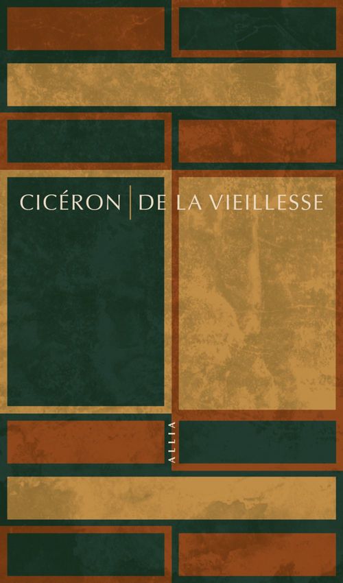 ebook cover of De la vieillesse, by Cicéron
