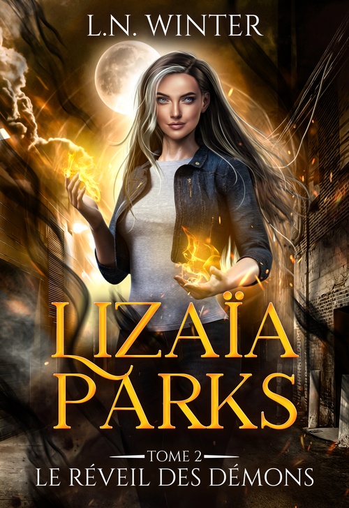 ebook cover of Le réveil des démons, by L. N. Winter