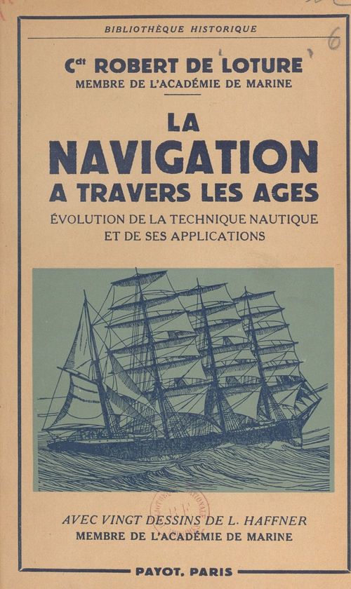 ebook cover of La navigation à travers les âges, by Robert De Loture