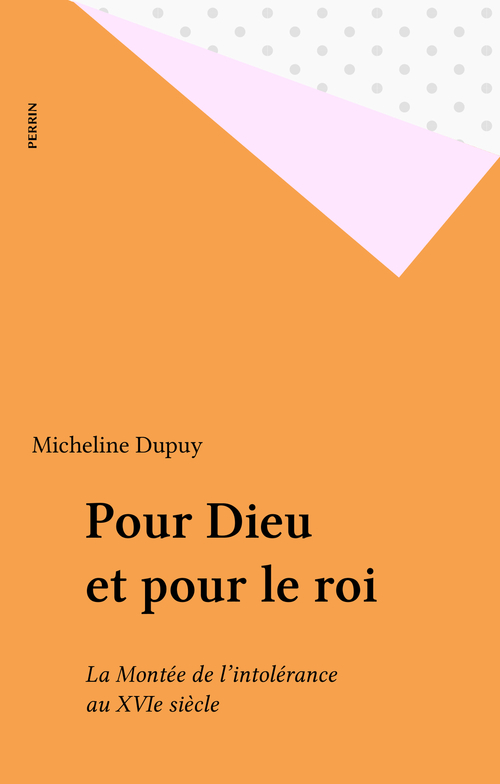 ebook cover of Pour Dieu et pour le roi, by Dupuy/M