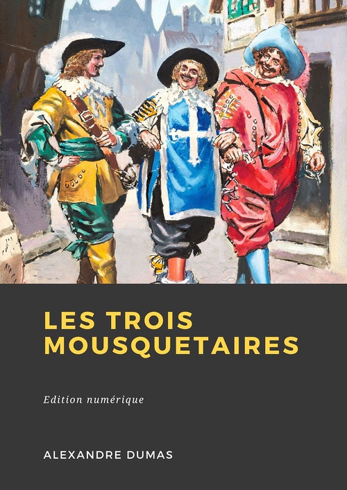 ebook cover of Les Trois Mousquetaires, by Alexandre Dumas