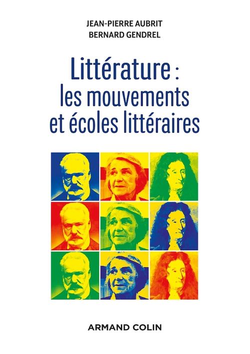 Couverture ebook de Littérature : les mouvements et écoles littéraires, de Jean-Pierre Aubrit, Bernard Gendrel