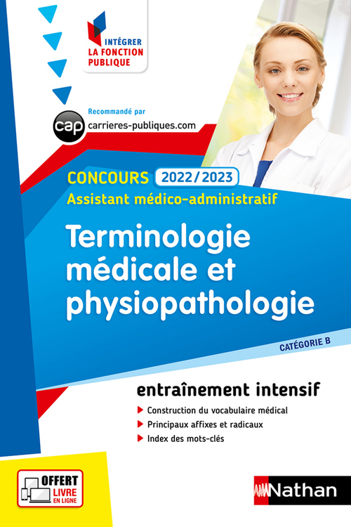 Couverture ebook de Terminologie médicale et physiopatho. Assistant médico-administratif - EPUB, de Annie Godrie