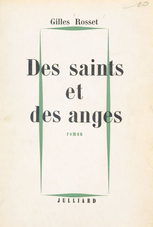 ebook cover of Des saints et des anges, by Gilles Rosset