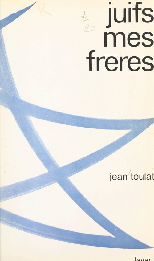 Couverture ebook de Juifs, mes frères, de Jean Toulat