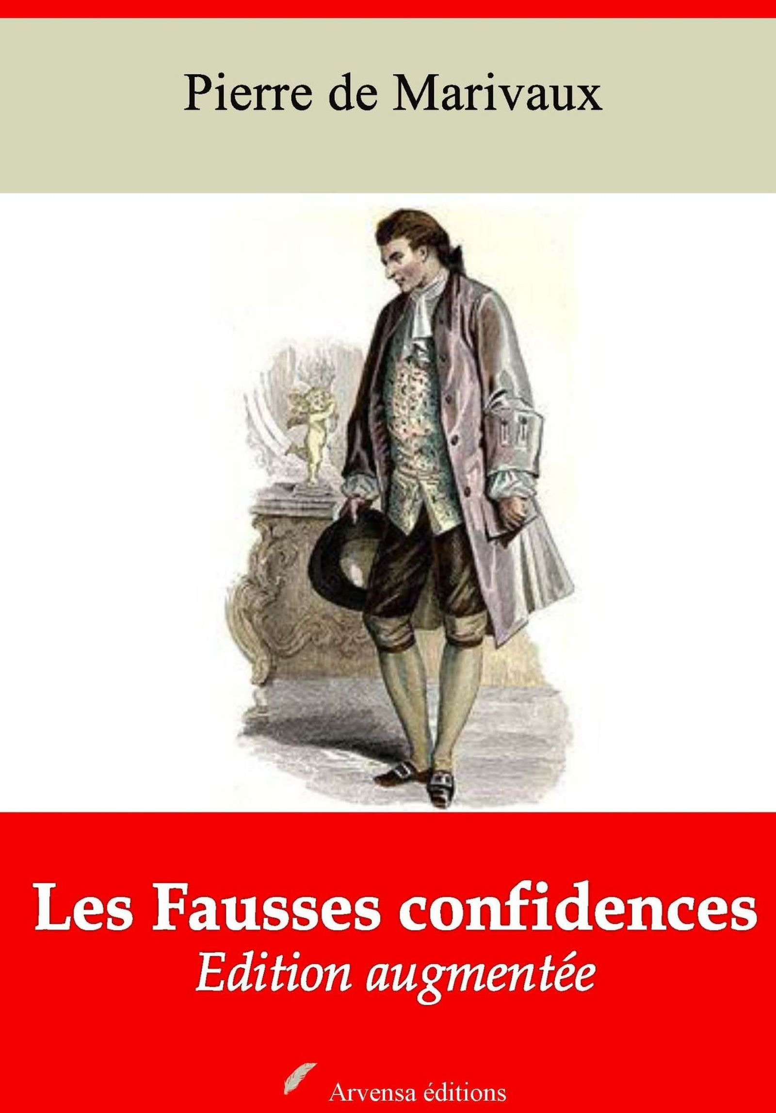 Couverture ebook de Les Fausses confidences - suivi d'annexes, de Pierre De Marivaux