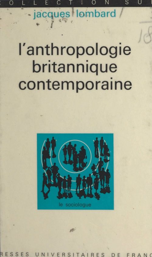 Couverture ebook de L'anthropologie britannique contemporaine, de Jacques Lombard