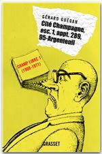 ebook cover of Cité Champagne, esc. i, appt. 289, 95 - Argenteuil, by Gérard Guégan