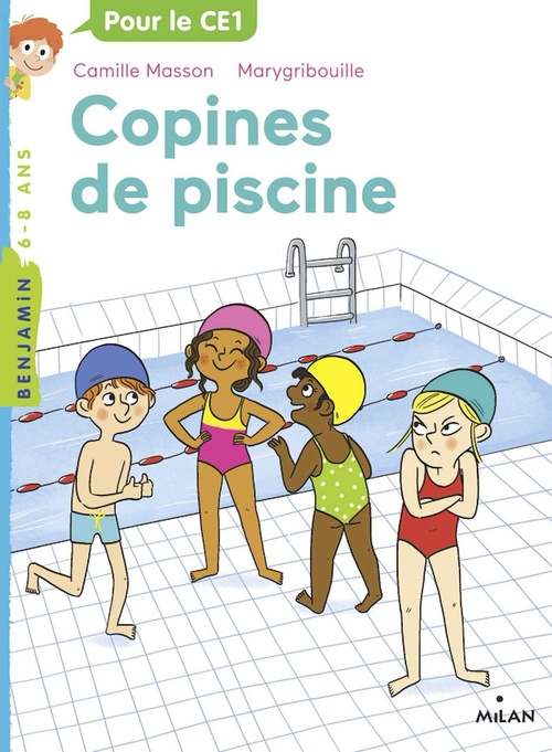 Couverture ebook de Copines de piscine, de Camille Masson