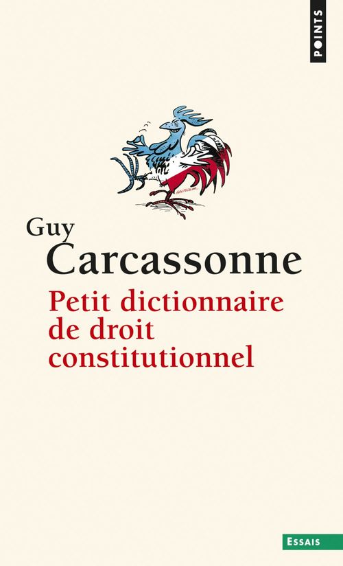 Couverture ebook de Petit Dictionnaire de droit constitutionnel, de Guy Carcassonne