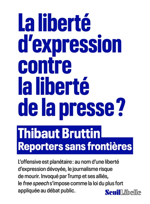 ebook cover of La Liberté d'expression contre la liberté de la presse ?, by Thibaut Bruttin