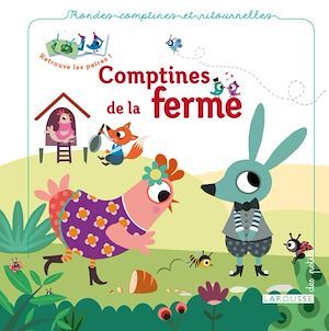 Couverture ebook de Comptines de la ferme, de Christelle Lardenois