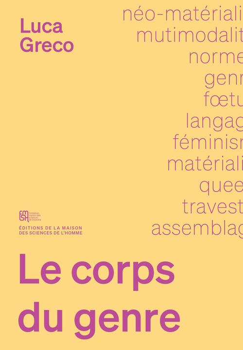 ebook cover of Le corps du genre, by Luca Greco