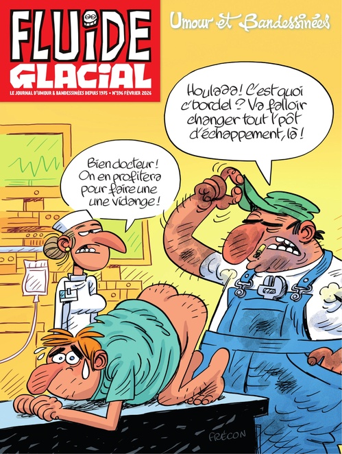 Couverture ebook de Magazine Fluide Glacial - Tome 596 - Magazine Fluide Glacial, de Collectif