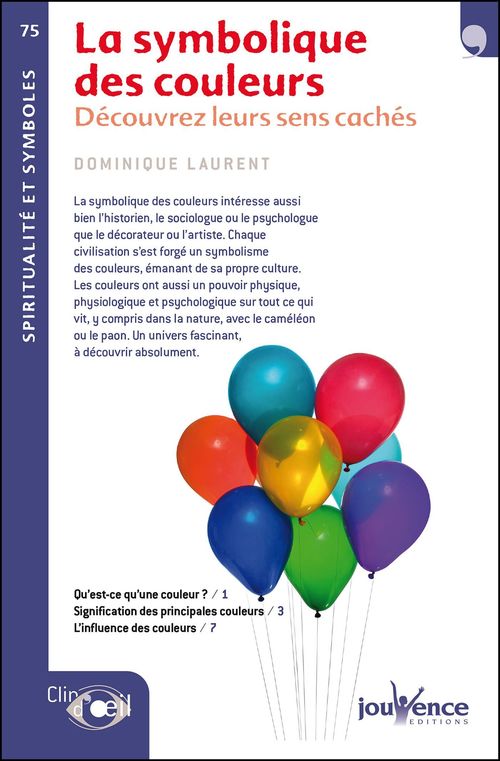 Couverture ebook de La symbolique des couleurs, de Dominique Laurent