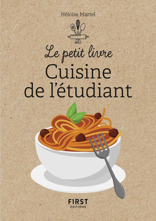 Couverture ebook de Petit Livre de - cuisine de l'étudiant NE, de Héloïse Martel