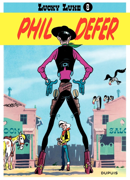 ebook cover of Lucky Luke - Tome 8 - Phil Defer, by Morris