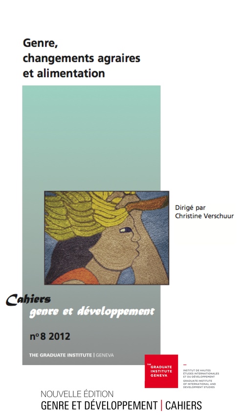 Couverture ebook de Genre, changements agraires et alimentation, de Collectif