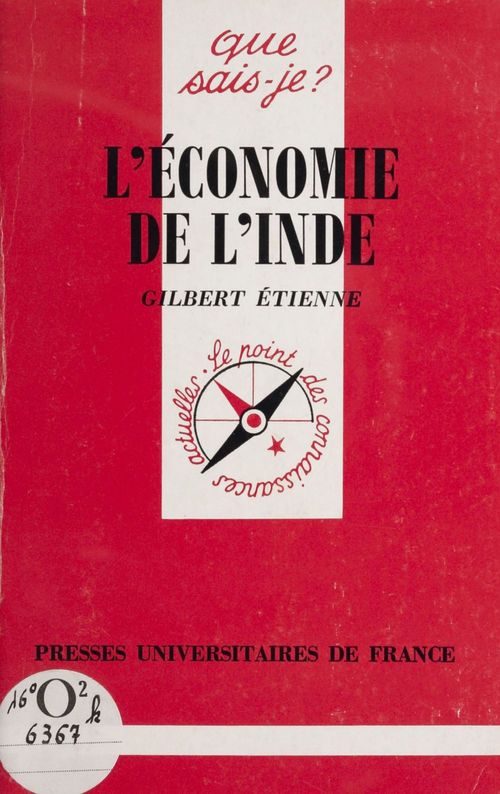 Couverture ebook de L'Économie de l'Inde, de Etienne Gilbert