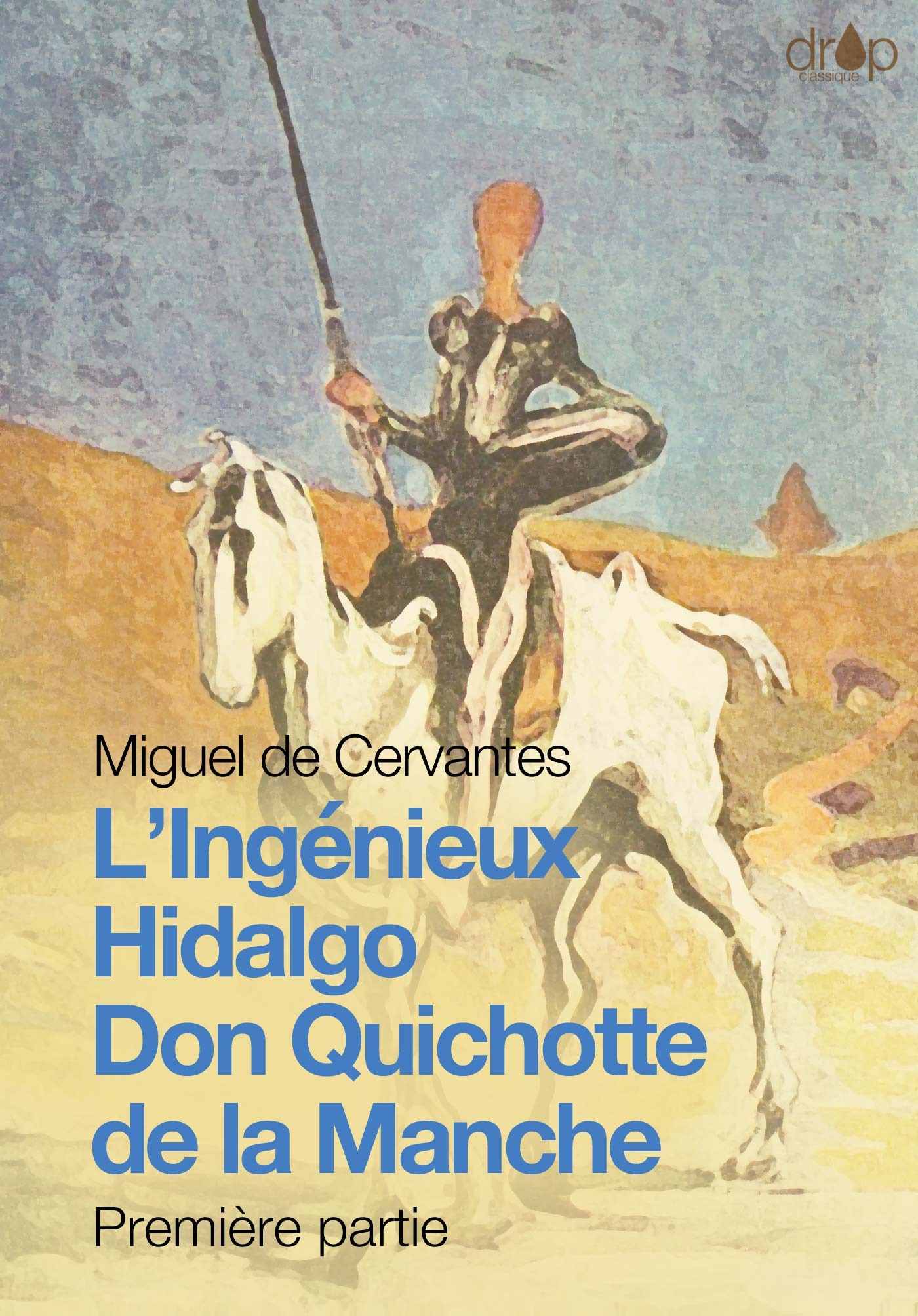 ebook cover of Don Quichotte, by Miguel de Cervantes