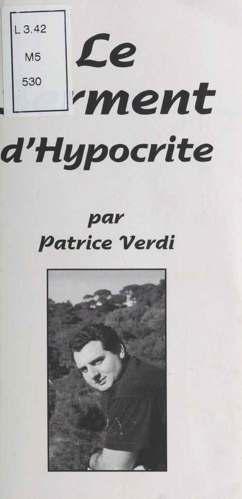 ebook cover of Le Serment d'Hypocrite, by Patrice Verdi