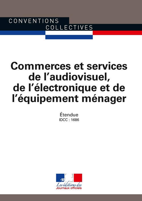 Couverture ebook de Commerces et services de l'audiovisuel, de l'électronique et de l'équipement ménager, de La Direction De Journeaux Officiels