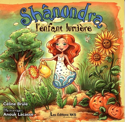 ebook cover of Shânondra l'enfant lumière, by Celine Bouffard Bruler