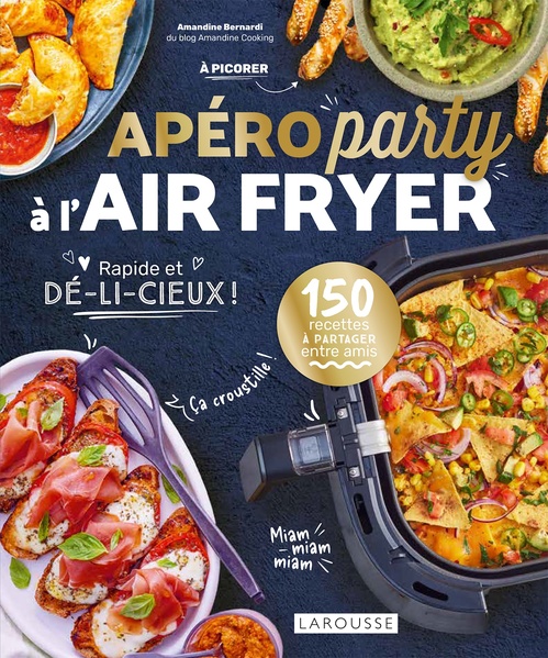 ebook cover of Apéro party à l'air fryer, by Amandine Bernardi
