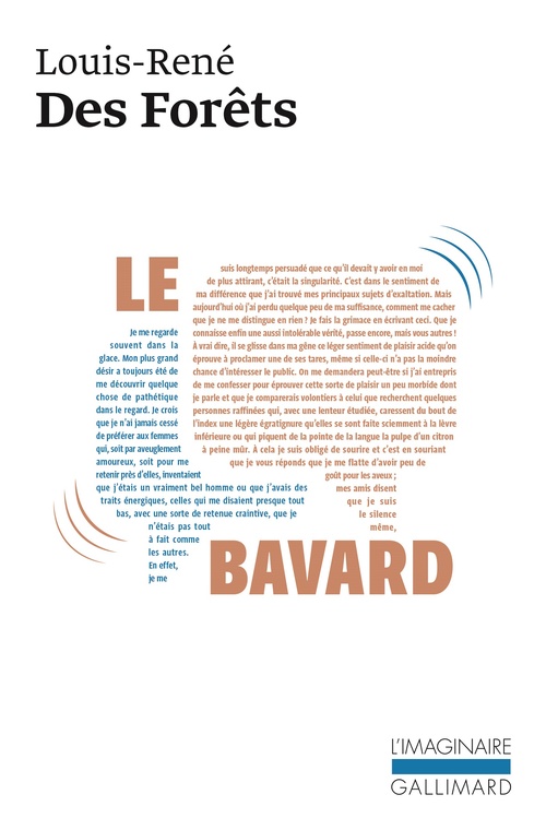 ebook cover of Le Bavard, by Louis-René Des Forêts