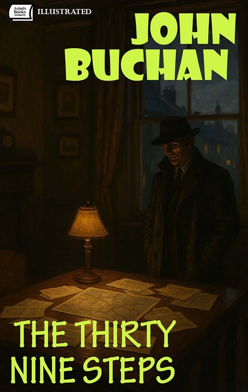 Couverture ebook de The Thirty-Nine Steps. Illustrated, de John Buchan