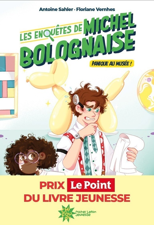ebook cover of Les enquêtes de Michel Bolognaise - Tome 1 Panique au musée !, by Antoine Sahler, Floriane Vernhes