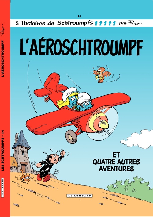 Couverture ebook de Les Schtroumpfs - Tome 14 - L'Aéroschtroumpf, de Peyo