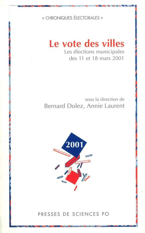 ebook cover of Le vote des villes, by Bernard Dolez, Annie Laurent