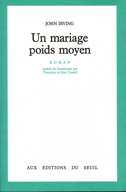 Couverture ebook de Un mariage poids moyen, de John Irving