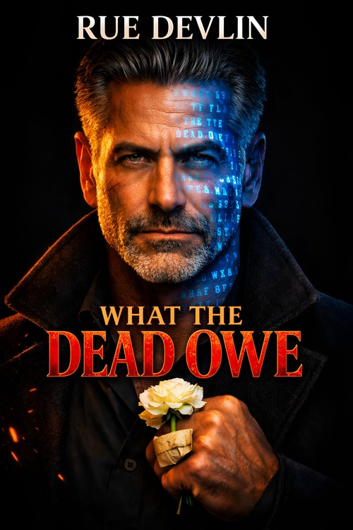 ebook cover of WHAT THE DEAD OWE, by Rue Devlin