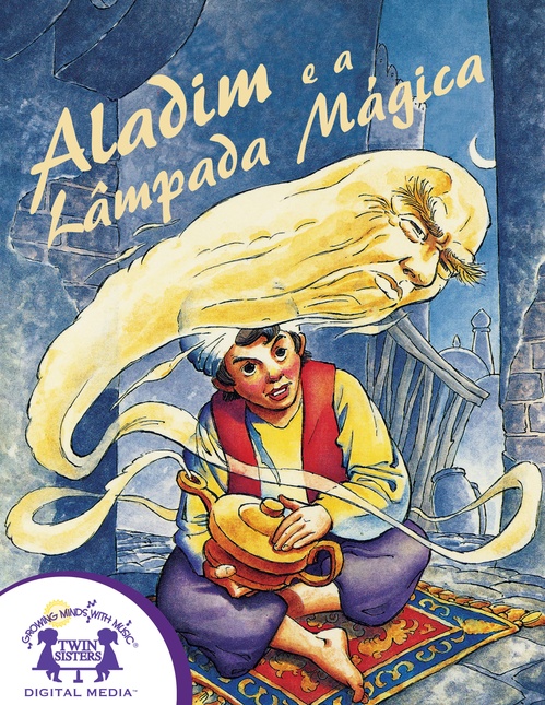 Couverture ebook de Aladim e a Lâmpada Mágica, de Eric Suben