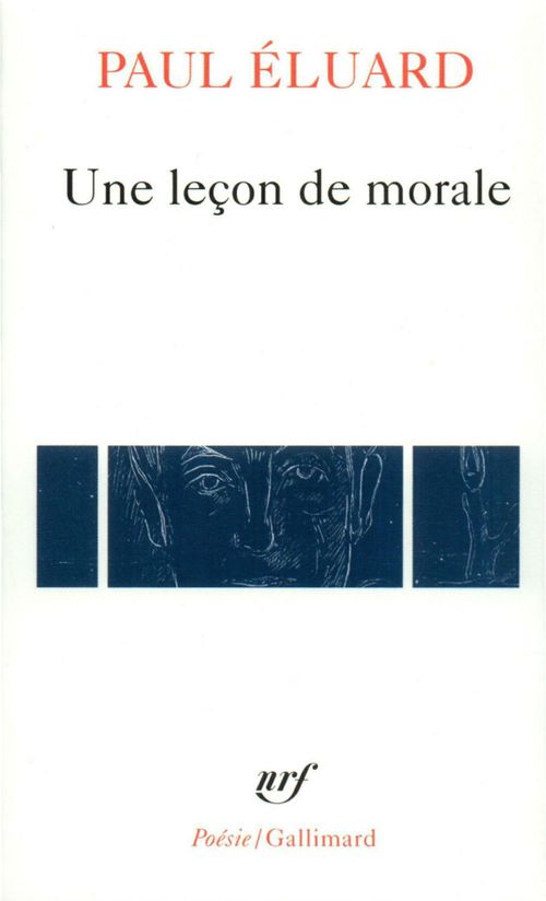 Couverture ebook de Une leçon de morale, de Paul Eluard