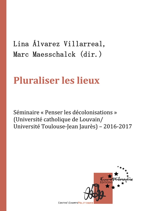 Couverture ebook de Pluraliser les lieux, de