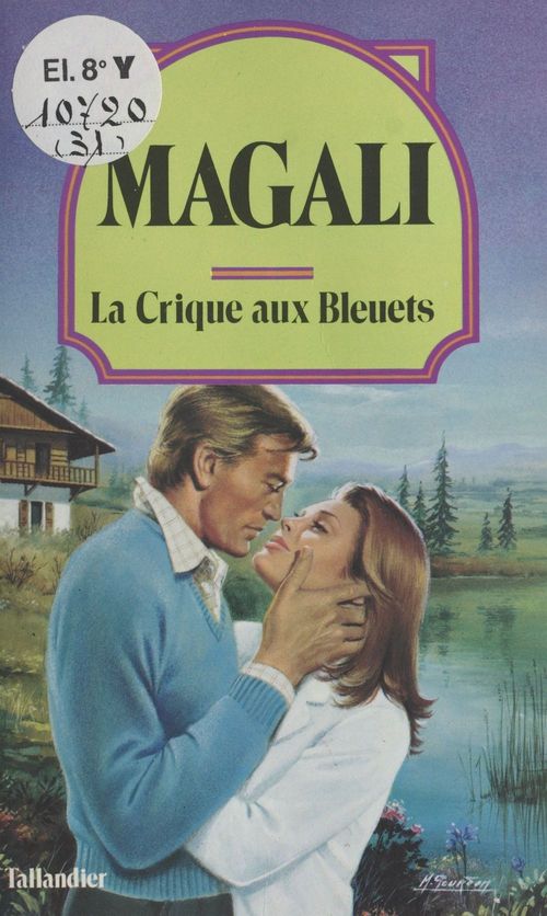 Couverture ebook de La crique aux bleuets, de Magali