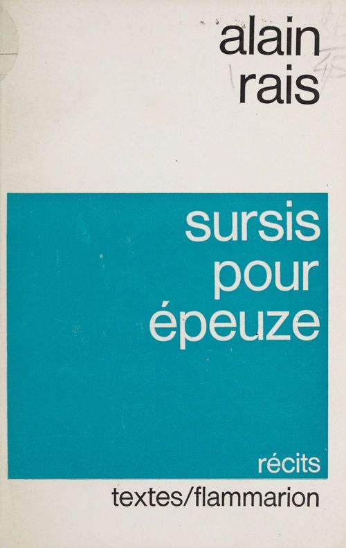 Couverture ebook de Sursis pour épeuze, de Alain Rais