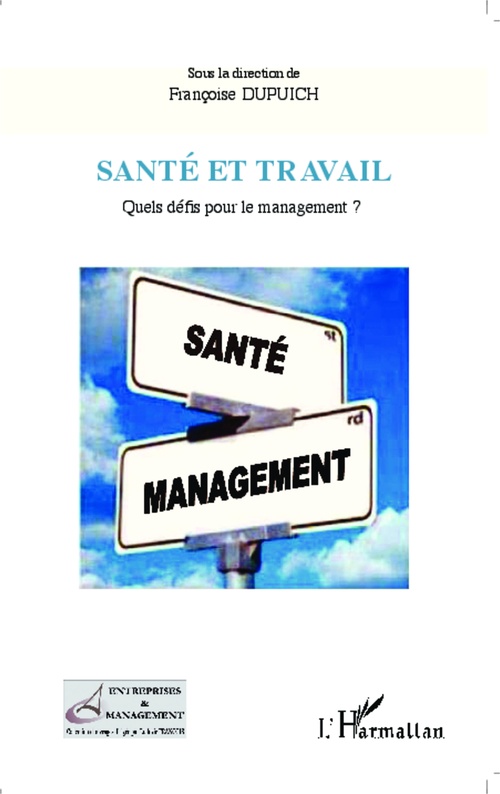 Couverture ebook de Santé et travail, de Françoise Dupuich