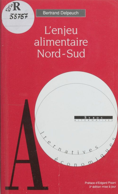 ebook cover of L'Enjeu alimentaire Nord-Sud, by Delpeuch