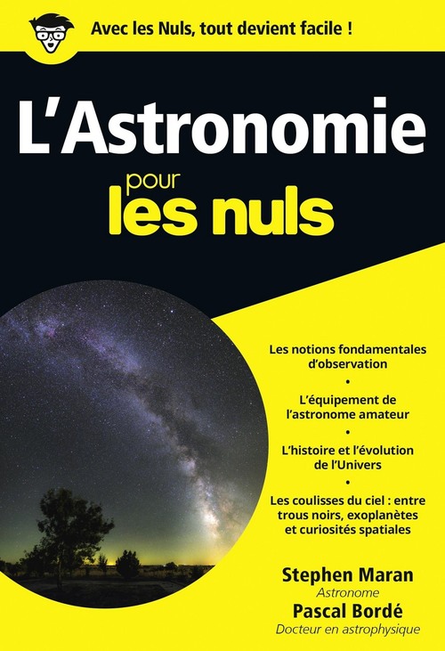 Couverture ebook de L'Astronomie pour les Nuls, édition poche, de Pascal Bordé, Stephen Maran