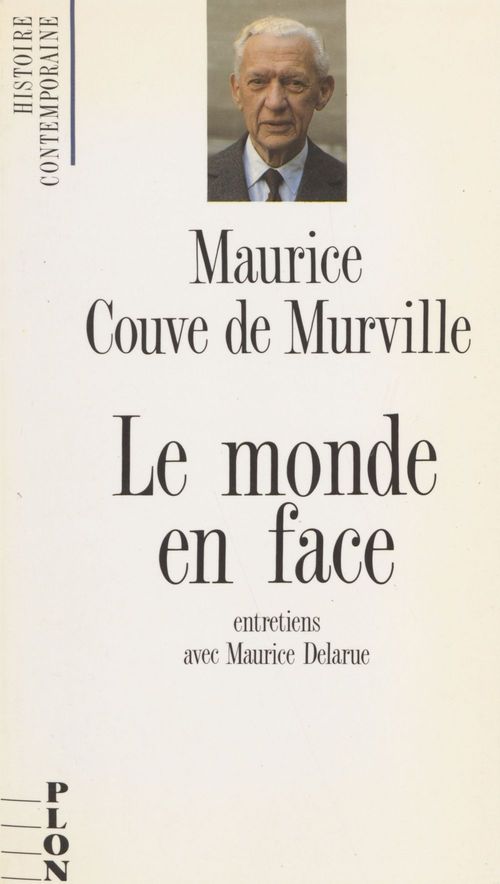 ebook cover of Le Monde en face, by Couve De Murville/M